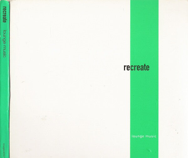 Various - Recreate - Lounge Music - Used CD