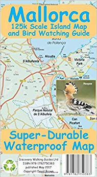 Mallorca Super-Durable Map and Bird Watching Guide - New Sheet map