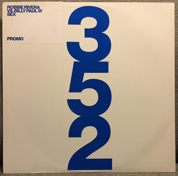 Robbie Rivera - Sex - Used Vinyl Record 12"