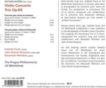 ISABELLE - DVORAK: VIOLIN CONCERTO & TRIO OP. 65 - CD