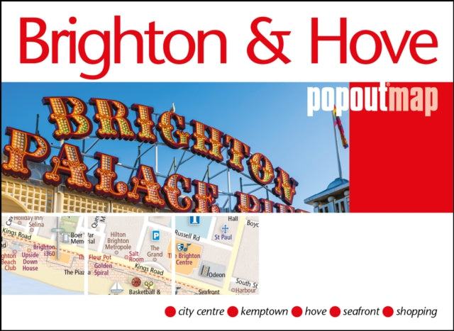 PopOut Maps - Brighton and Hove PopOut Map - New Sheet map