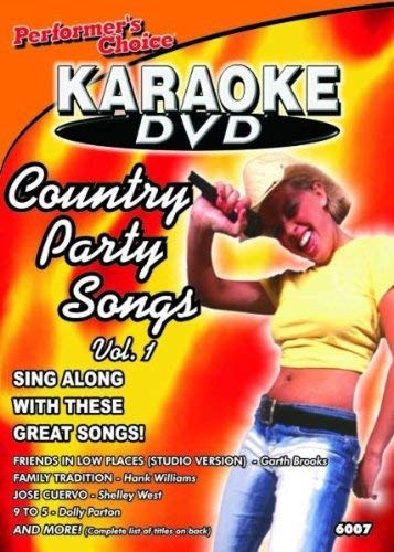 KARAOKE - COUNTRY PARTY SONGS 1 - New DVD