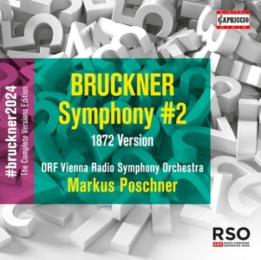 ORF VRSO/POSCHNER - BRUCKNER - SYMPHONY NO 2 - CD