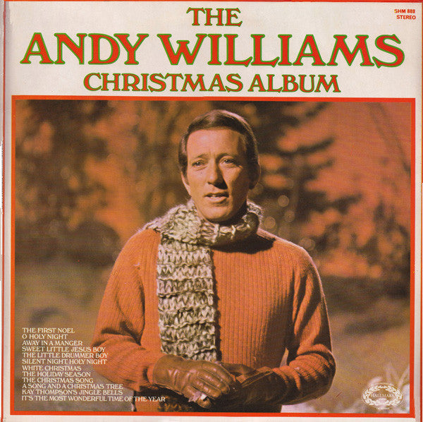 Andy Williams - Christmas Album - Used Vinyl Record