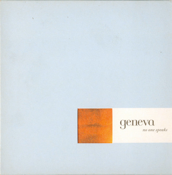 Geneva - No One Speaks - Used CD
