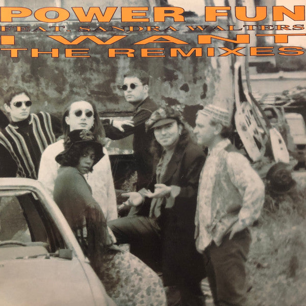 Power Fun - I Want (The Remixes) - Used Vinyl Record 12"