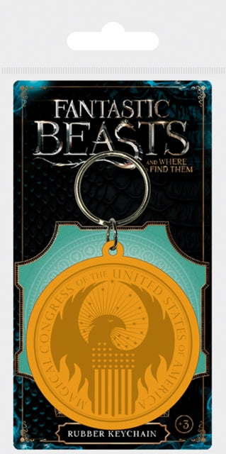 Fantastic Beasts - PVC Keyring Ma - keyrings - Ke - Approx 45mm x 45mm