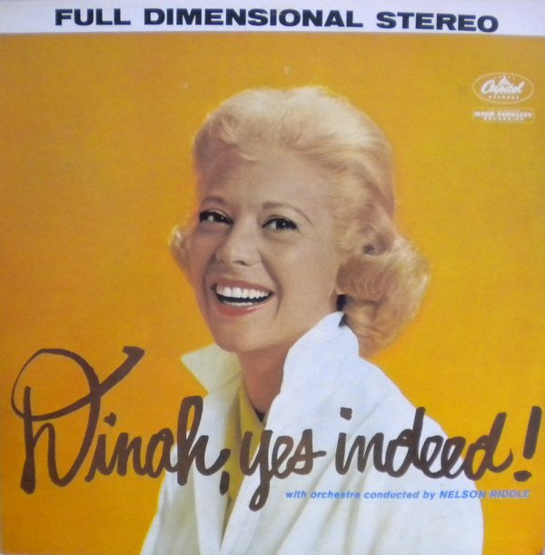 Dinah Shore - Dinah, Yes Indeed! - Used Vinyl Record