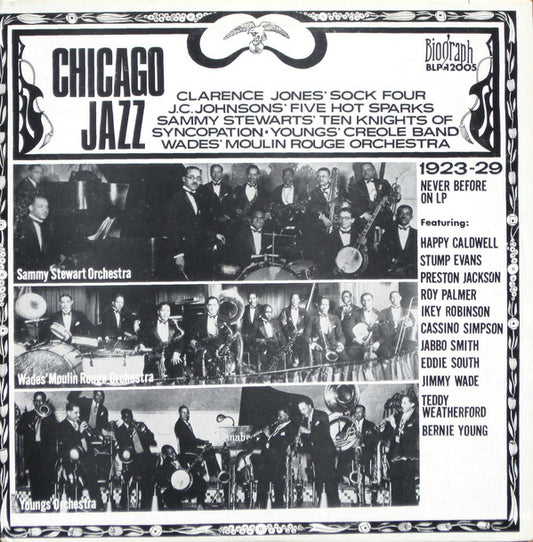Various - Chicago Jazz 1923-1929 - Used Vinyl Record