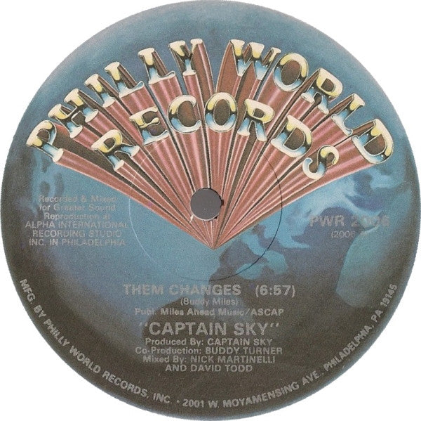 Captain Sky - m Changes - Used Vinyl Record 12"