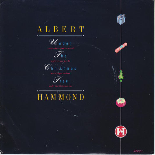 Albert Hammond - Under The Christmas Tree - Used Vinyl Record 7"