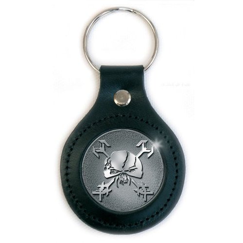 Iron Maiden - Keychain: Final Frontier Icon (Leather Fob) - keyrings