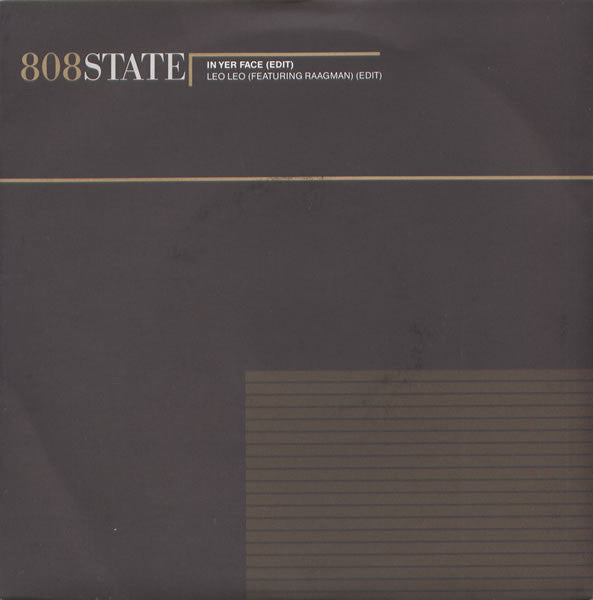 808 State - In Yer Face - Used Vinyl Record 7"