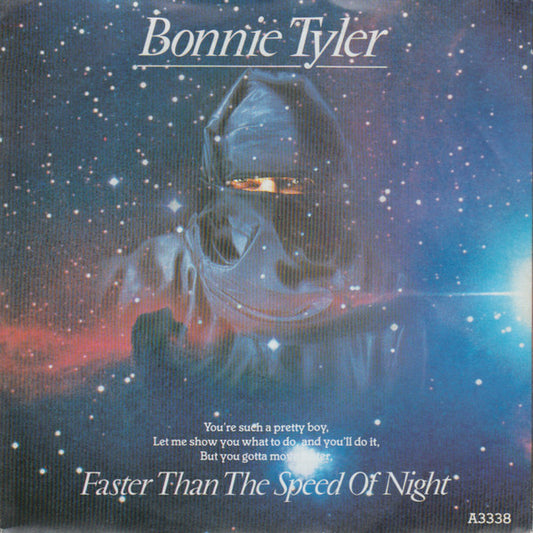Bonnie Tyler - Faster Than The Speed Of Night - Used Vinyl Record 7"