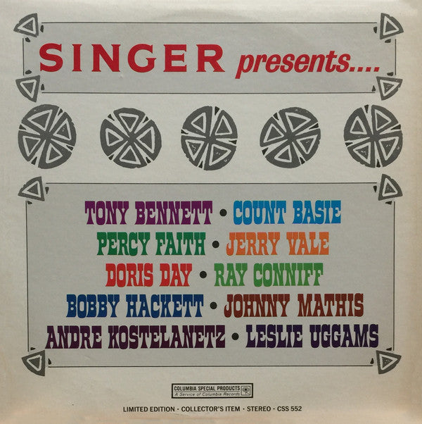 Various - Singer Presents.... - Used Vinyl Record