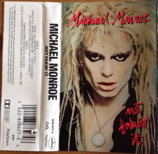 Michael Monroe - Not Fakin' It - Used Cassette