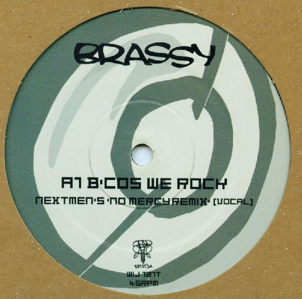 Brassy - B'Cos We Rock - Used Vinyl Record 12"