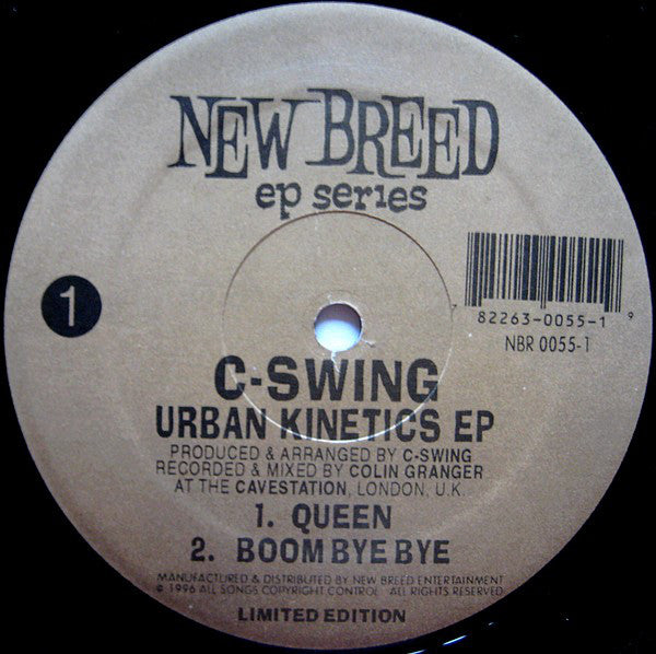 C-Swing - Urban Kinetics EP - Used Vinyl Record 12"