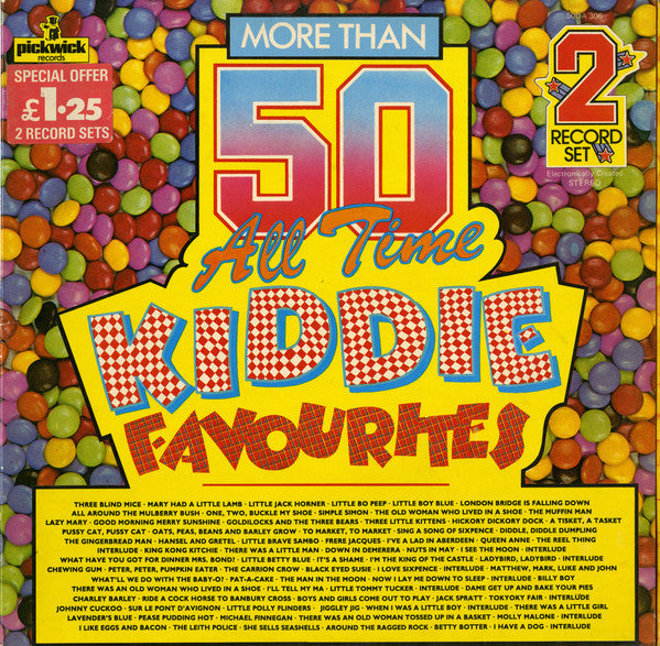 Happy Time Nursery E - 50 All Time Kiddie Favourites - Used Vinyl Re