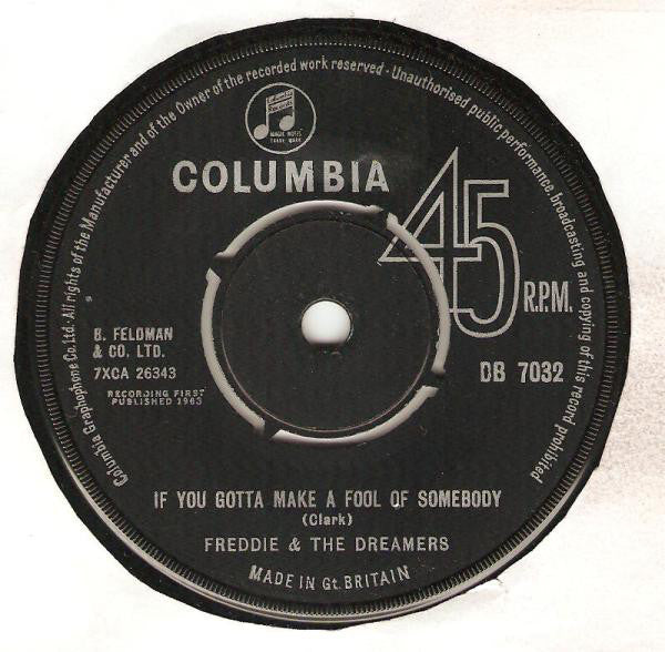 Freddie & The Dreame - If You Gotta Make A Fool Of Somebody - Used Vi