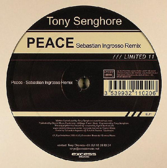 ony Senghor - Peace - Used Vinyl Record 12"