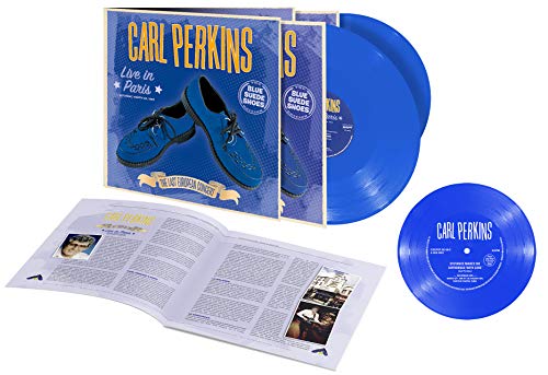 CARL PERKINS - LIVE IN PARIS - THE LAST EUROPEAN CONCERT (BLUE VINYL)