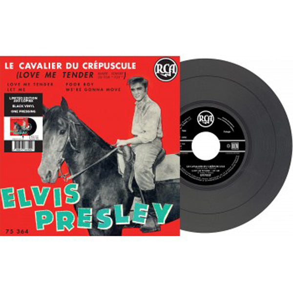 ELVIS PRESLEY - EP ÉTRANGER N°11 - LE CAVALIER DU CRÉPUSCULE  BLACK