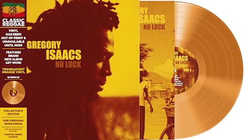 GREGORY ISAACS - NO LUCK ORANGE TRANSLUCENT VINYL - New Vinyl Record