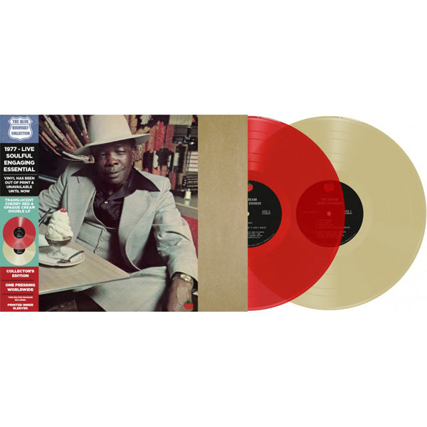 JOHN LEE HOOKER - CREAM (TOMATO RECORDS) (CHERRY RED & WHITE CREAM VIN