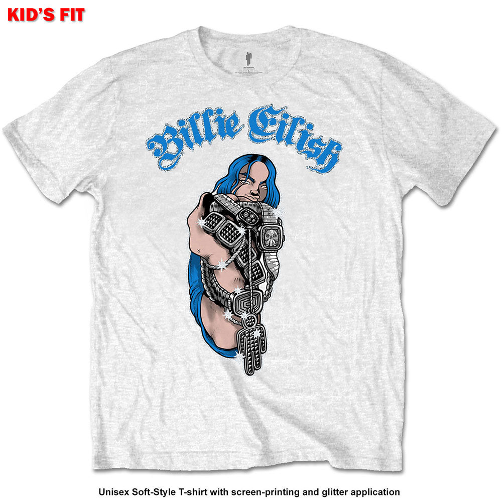 Billie Eilish - tshirt - Kids - Short Sleeves - 11-12 Years