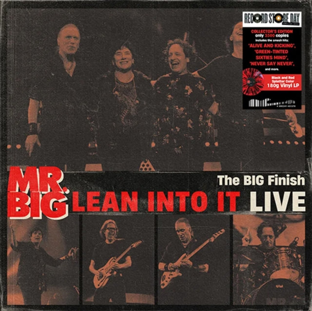 MR. BIG - LEAN INTO IT LIVE - Vinyl Record