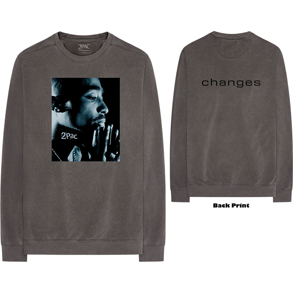 Tupac - tshirt - Unisex - Long Sleeves - Large