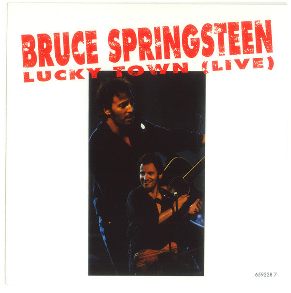 Bruce Springsteen - Lucky Town (Live) - Used Vinyl Record 7"