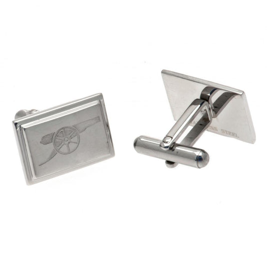 Arsenal FC - Stainless Stee - Coasters - Cufflink - Approx 20mm x 10mm