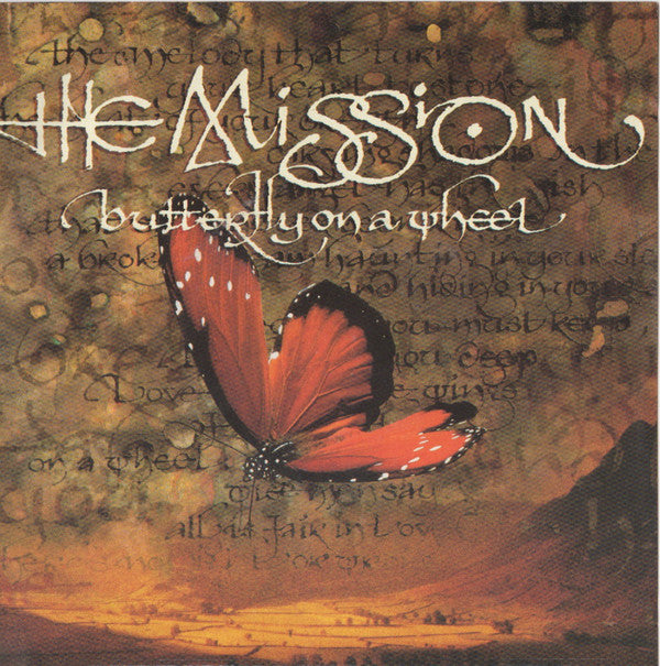 Mission - Butterfly On A Wheel - Used Vinyl Record 7"