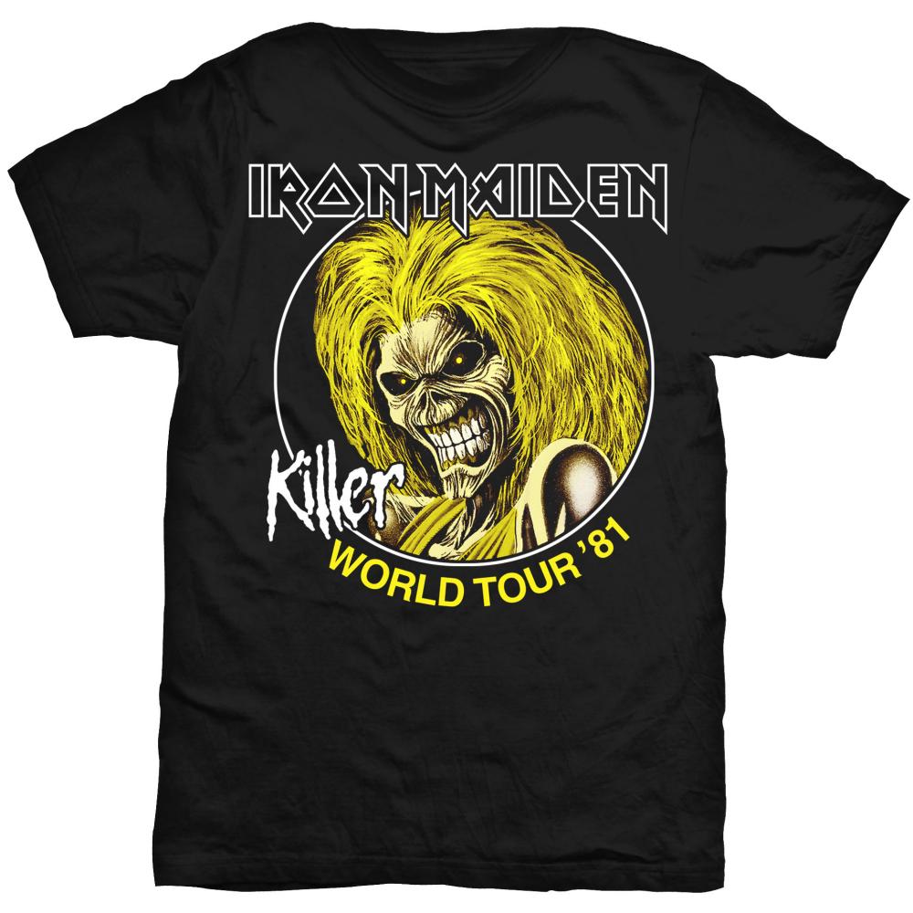Iron Maiden - tshirt - Unisex - Short Sleeves - Large