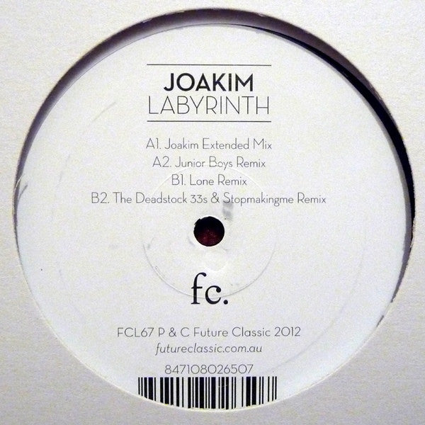Joakim - Labyrinth - New Vinyl Record 12"