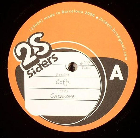 Coffee - Casanova / Give Me Some Emotion - New Vinyl Record 12"