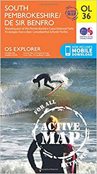 Ordnance Survey - South Pembrokeshire / De Sir Benfro : OL 36 - New Sh