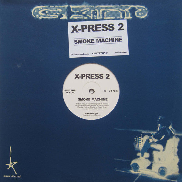 X-Press 2 - Smoke Machine - Used Vinyl Record 12"