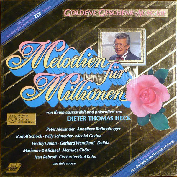 Various - Melodien Fur Millionen (Goldene Geschenk-Ausgabe) - Used V