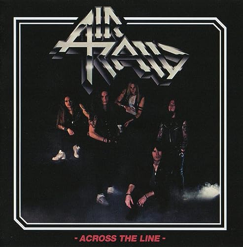 AIR RAID - ACROSS THE LINE (WHITE VINYL) - Vinyl Record