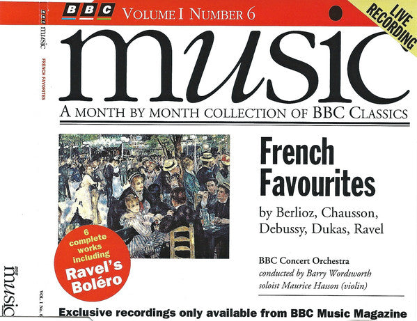 Hector Berlioz - French Favourites - Used CD