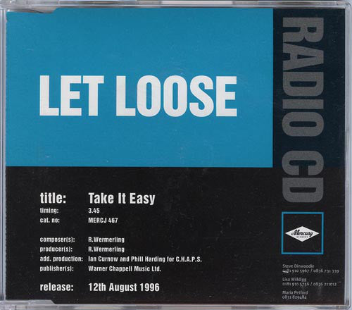 Let Loose - Take It Easy - Used CD
