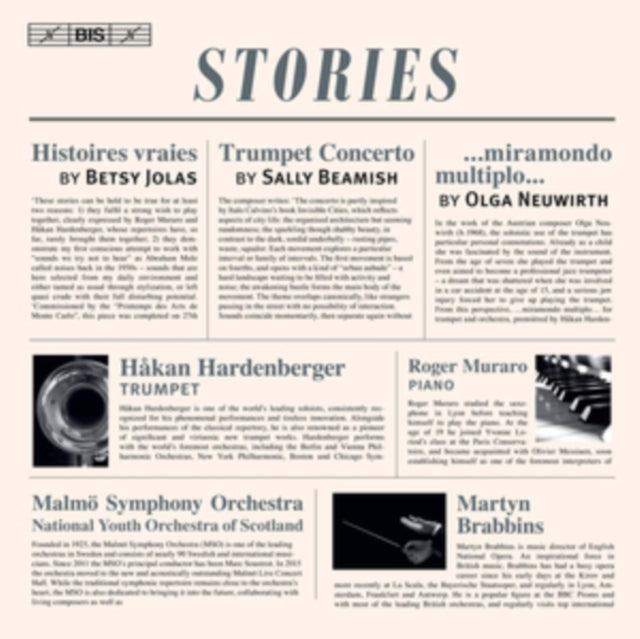 Betsy Jolas - Stories: : Histoires Vraies/Sally Beamish: Trumpet... - CD