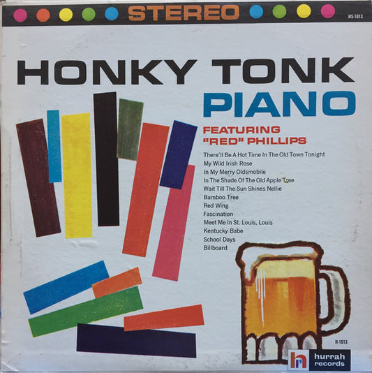 "Red" Phillips - Honky Tonk Piano - Used Vinyl Record