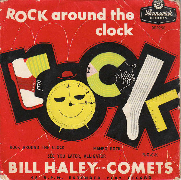 Bill Haley And His C - Rock Around The Clock - Used Vinyl Record 7"