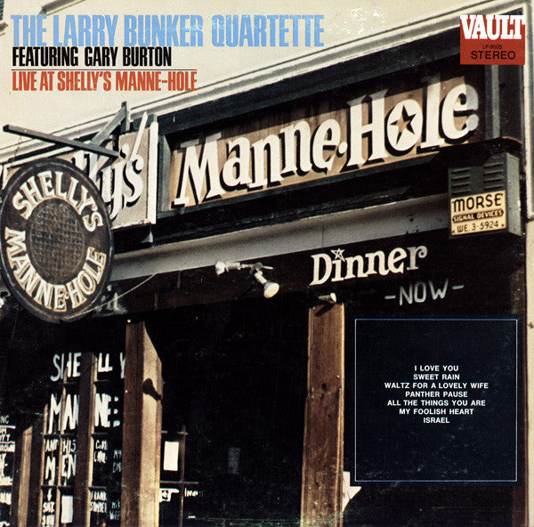 Larry Bunker Quartet - Live At Shelly's Manne-Hole - Used Vinyl Recor