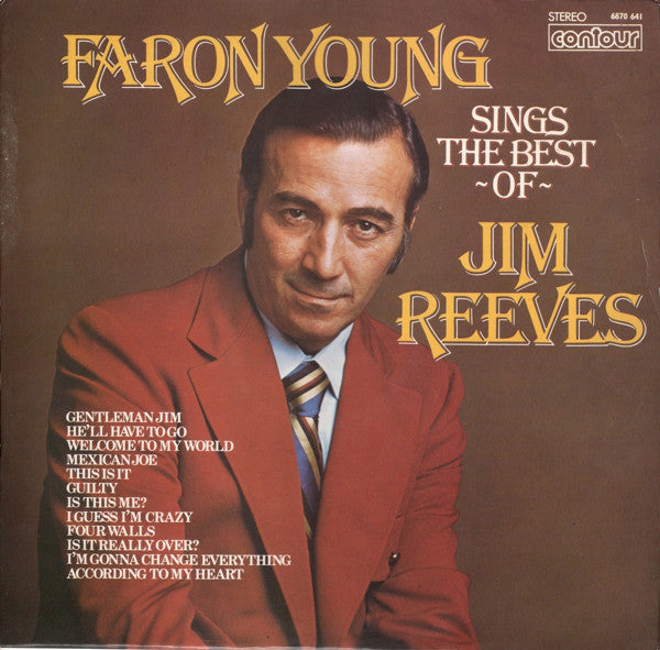 Faron Young - Sings The Best ~Of~ Jim Reeves - Used Vinyl Record