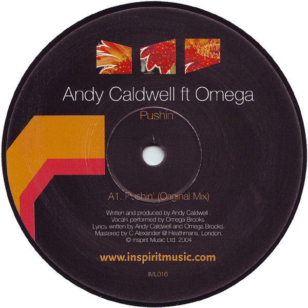 Andy Caldwell - Pushin' - Used Vinyl Record 12"